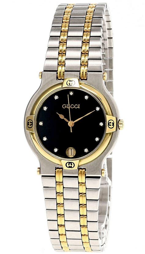 two tone gucci womens watch m 9000|Gucci Quartz 9000M .